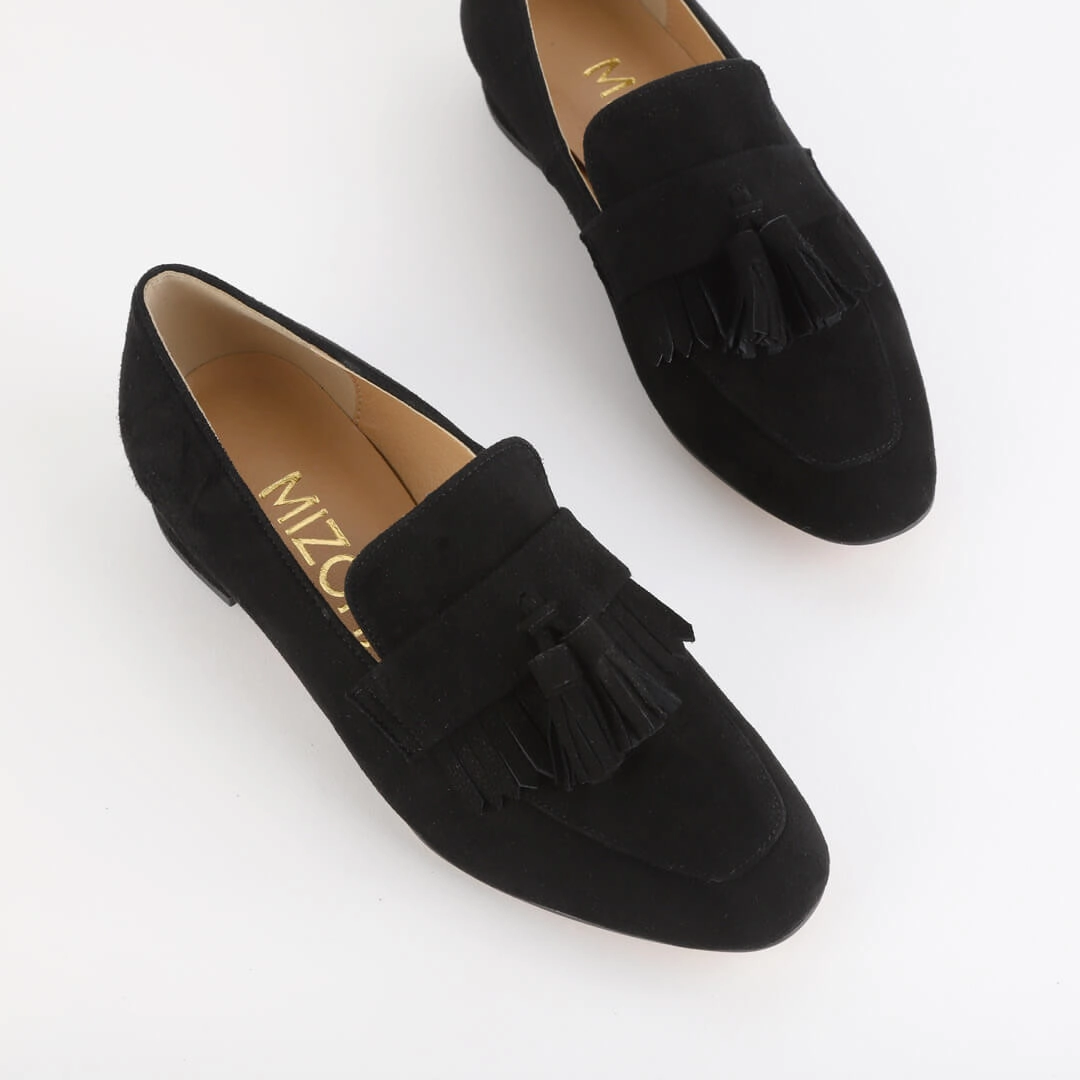 *UK size 1 - GRACIE  - beige suede, 1.5cm heels