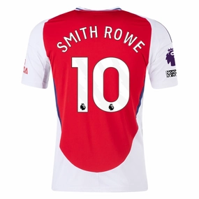adidas Arsenal Emile Smith Rowe Home Jersey w/ EPL   No Room For Racism Patches 24/25 (Better Scarlet/White)