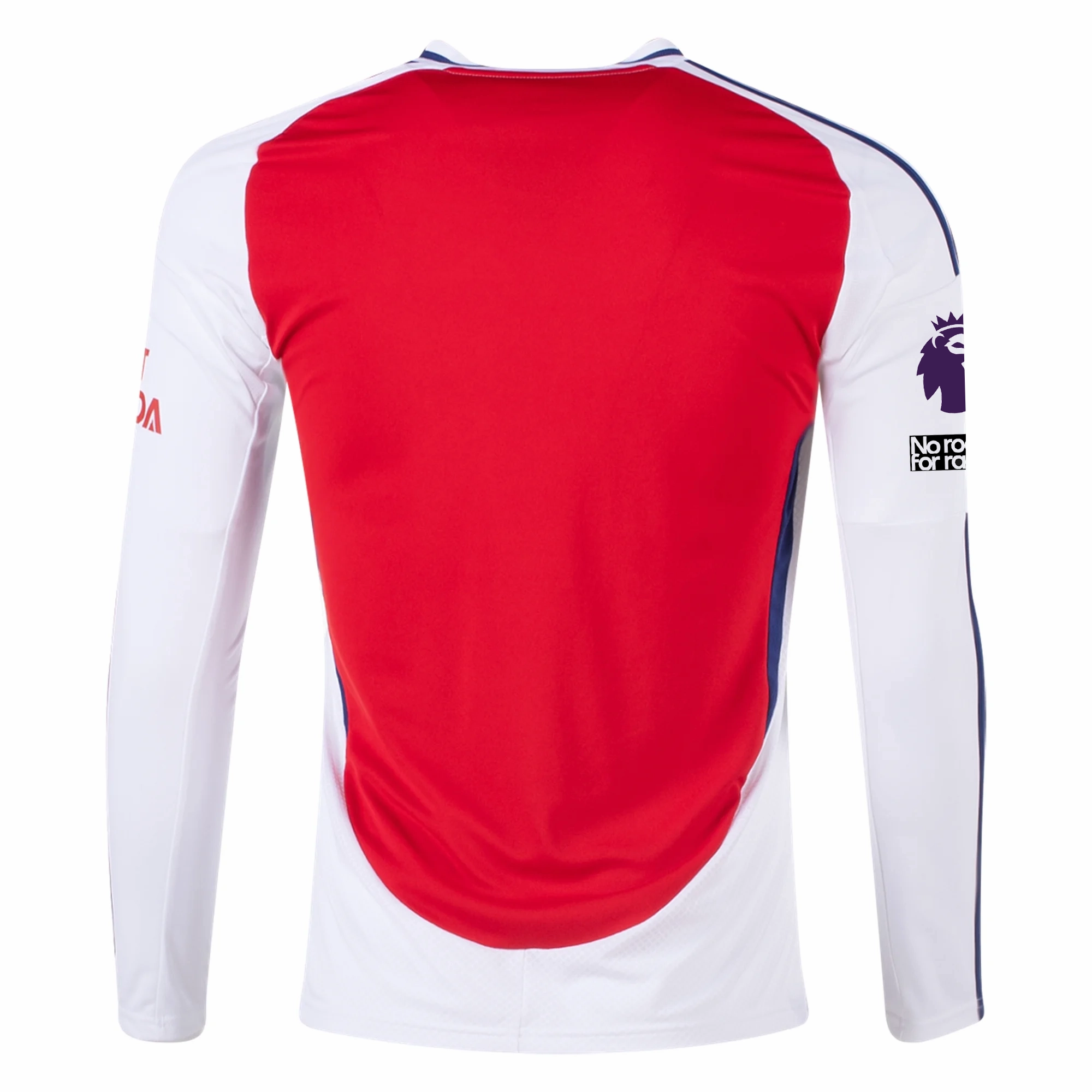 adidas Arsenal Home Long Sleeve Jersey w/ EPL   No Room For Racism Patches 24/25 (Better Scarlet/White)