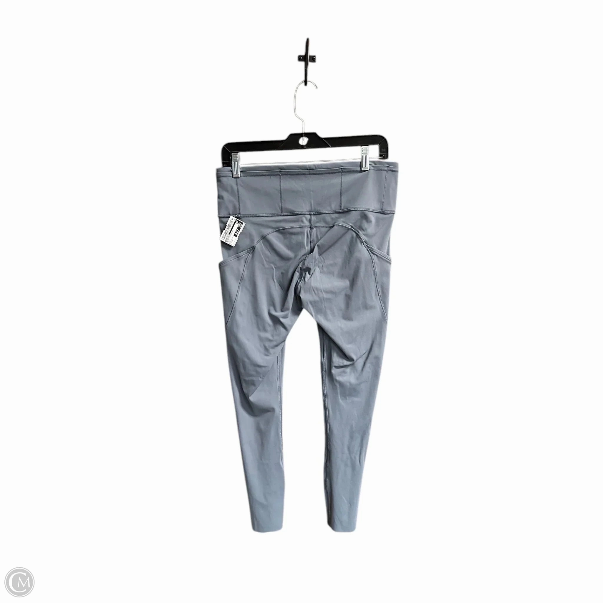 Athletic Leggings By Lululemon In Grey, Size: 10