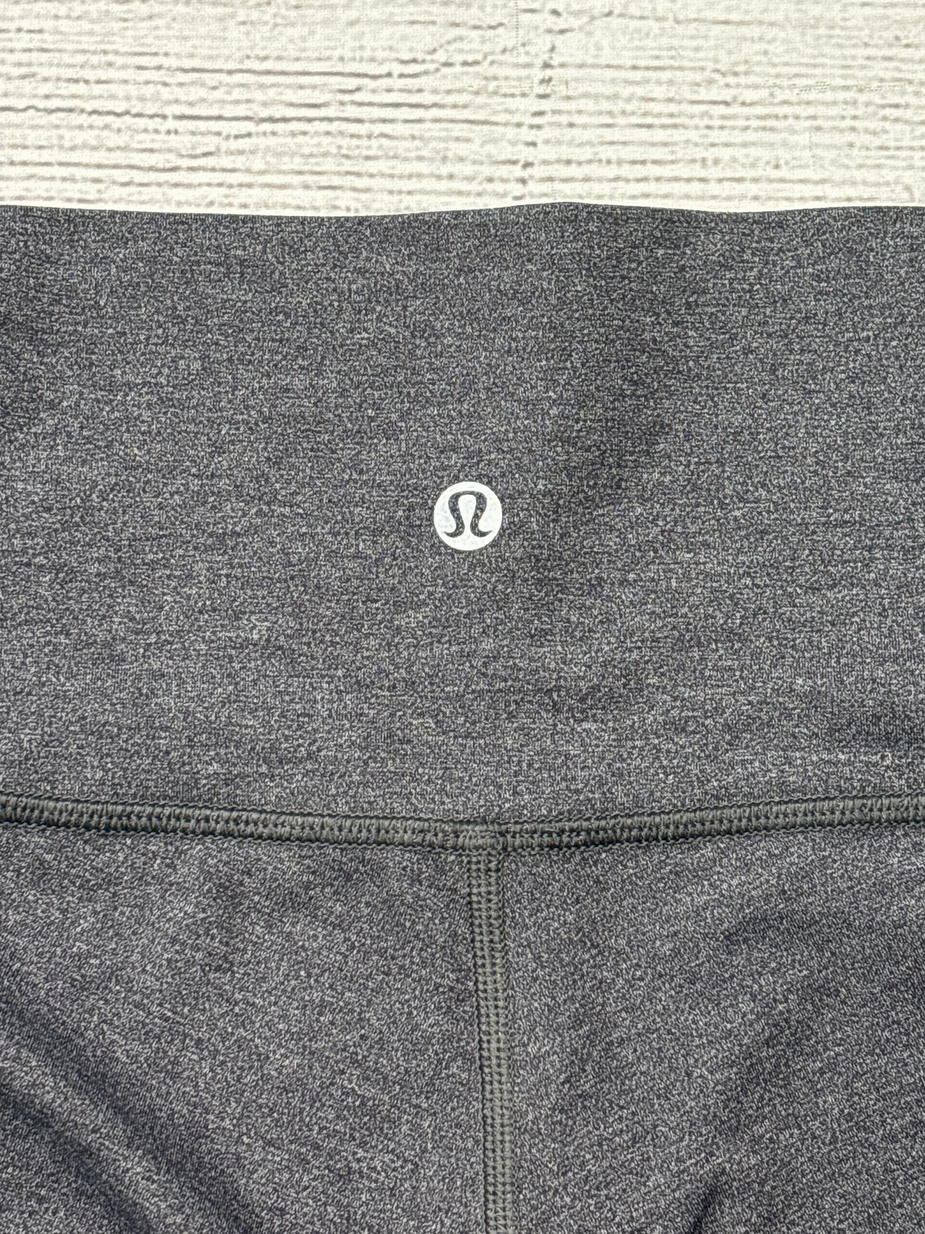 Athletic Leggings By Lululemon In Grey, Size: 4