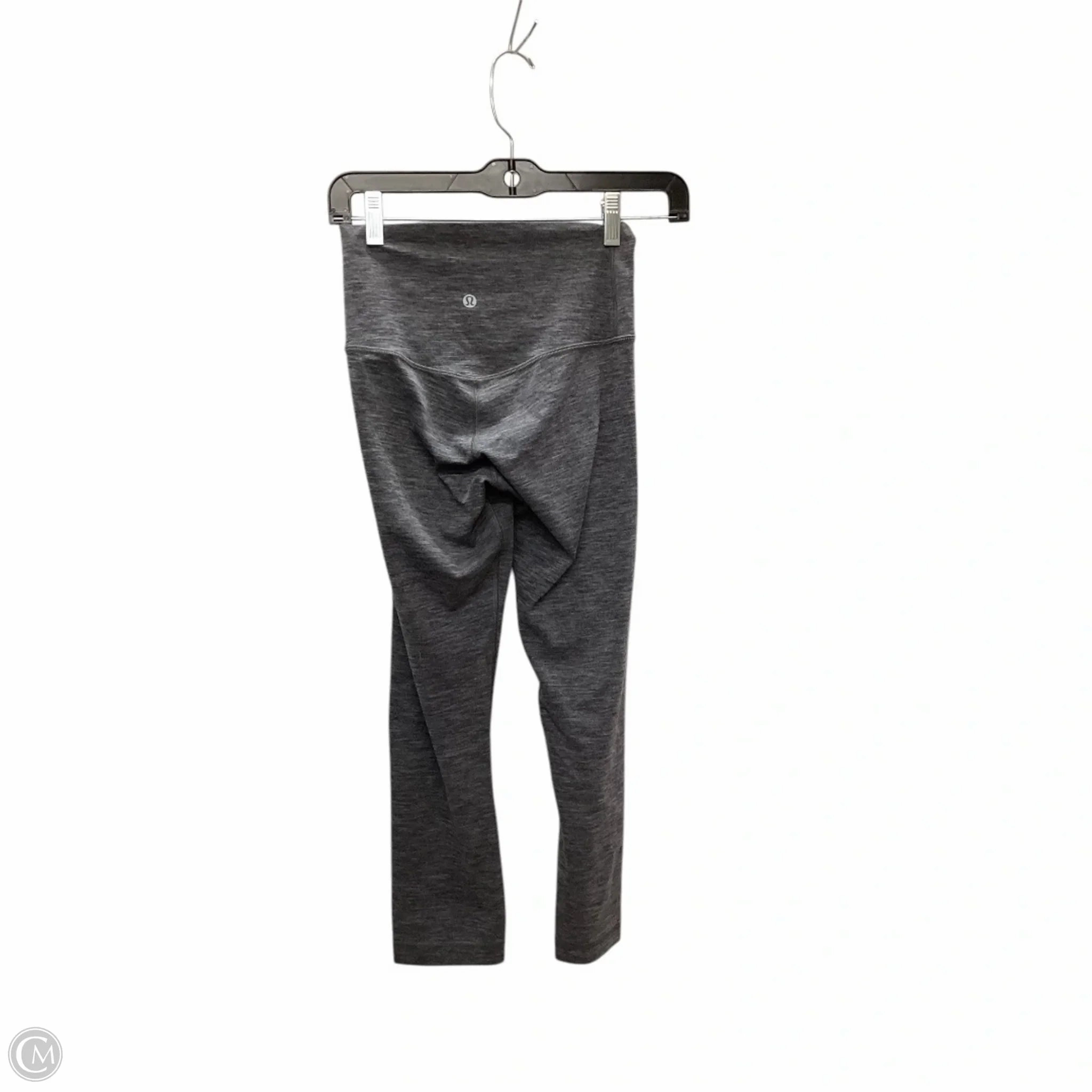 Athletic Leggings By Lululemon In Grey, Size: 4