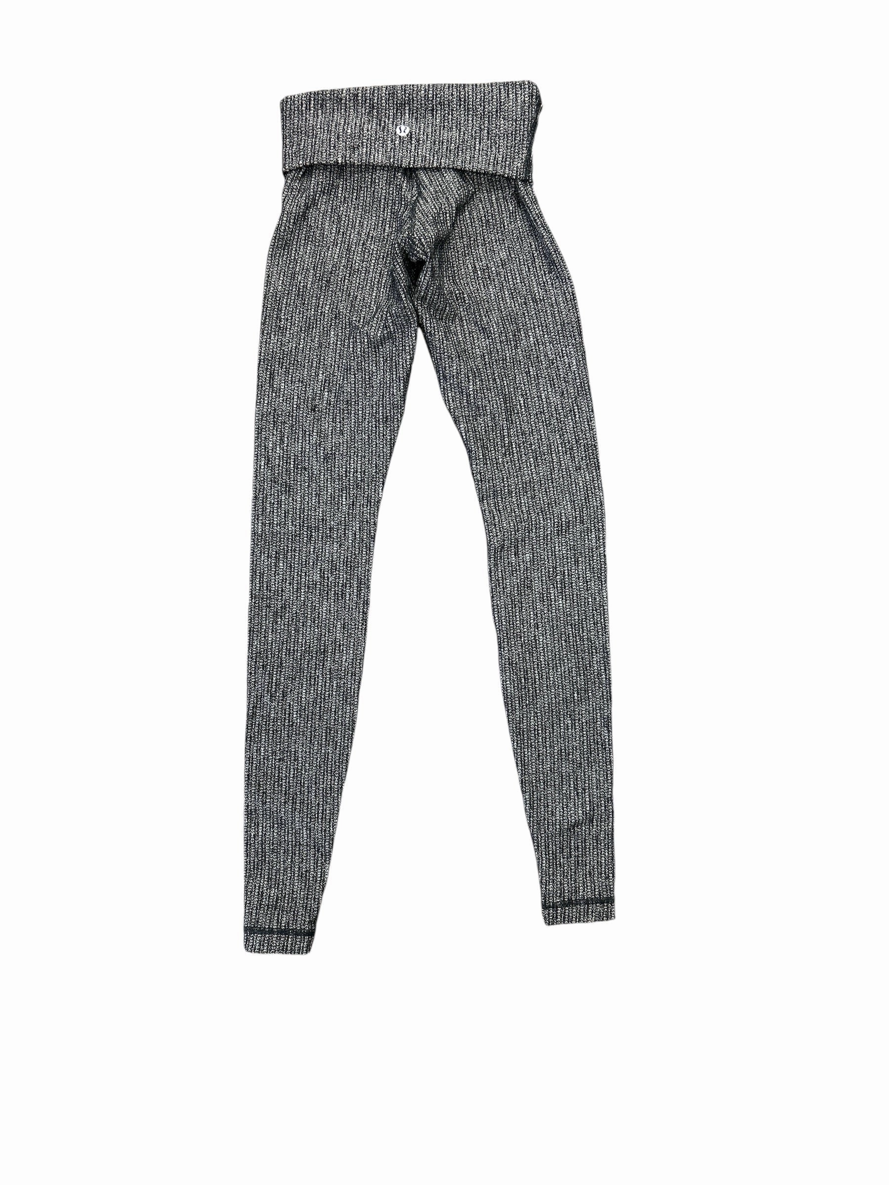 Athletic Leggings By Lululemon In Grey, Size: 4