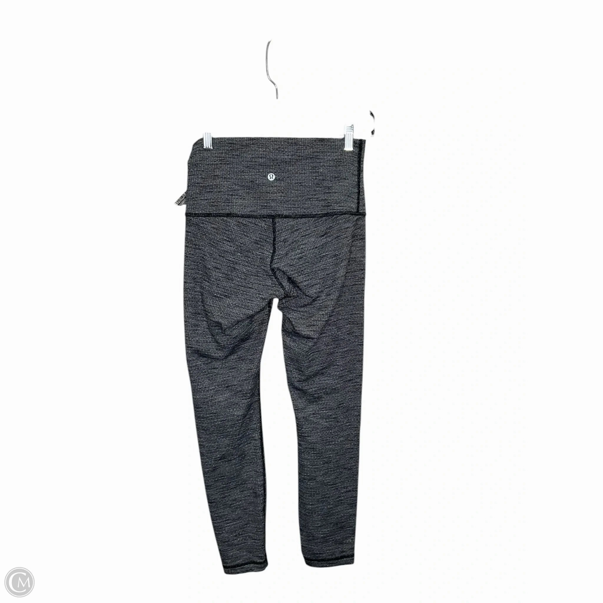 Athletic Leggings By Lululemon In Grey, Size: 6