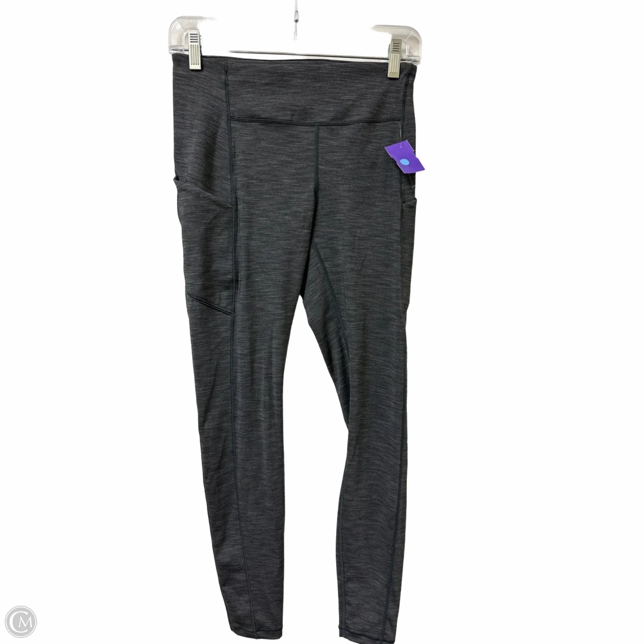 Athletic Leggings By Lululemon In Grey, Size: 6