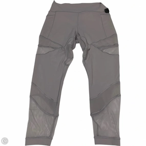 Athletic Leggings By Lululemon In Grey, Size: L