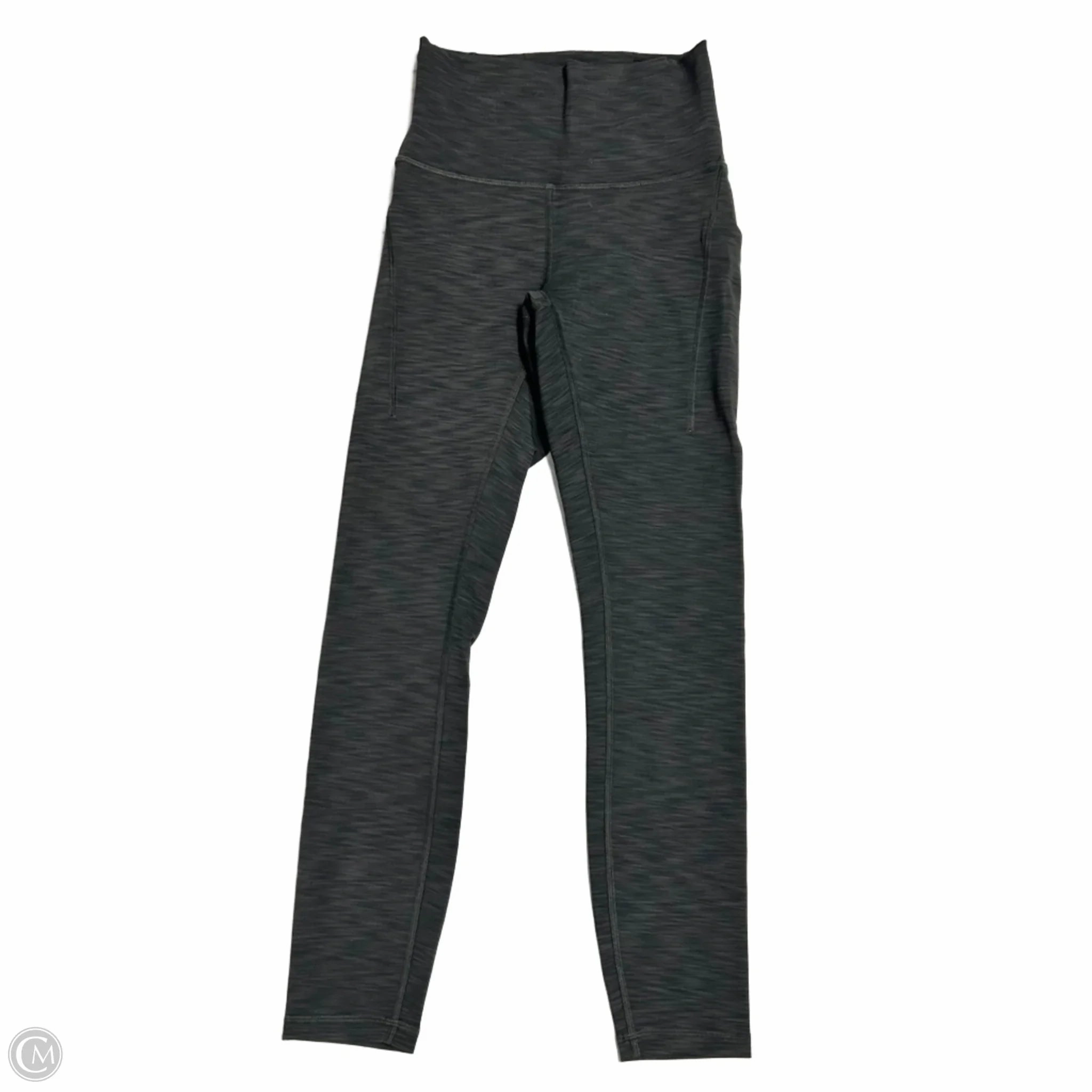 Athletic Leggings By Lululemon In Grey, Size: S