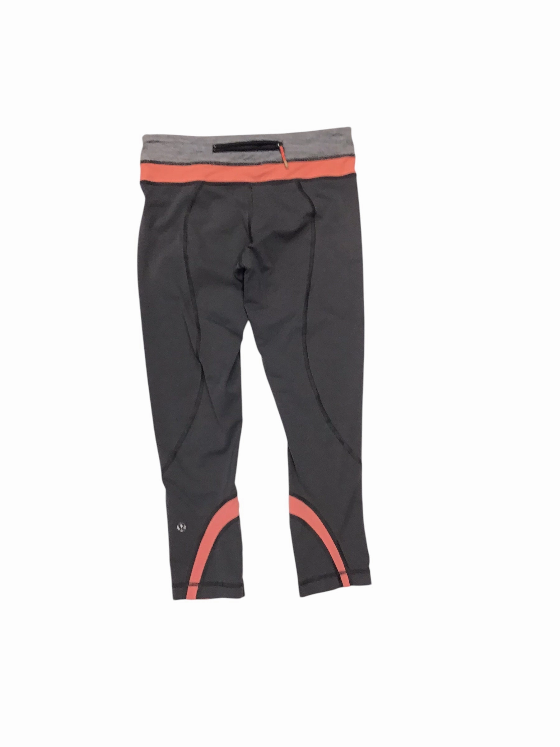 Athletic Leggings By Lululemon In Grey, Size: S