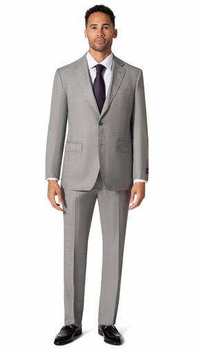 Bergamo Elegant - Reda |  156.43 Modern 2-Piece Suit - Grey