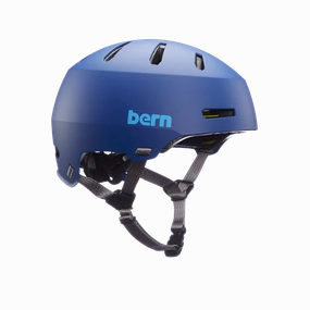 Bern Macon 2.0 MIPS Helmet - Matt Blue Wave