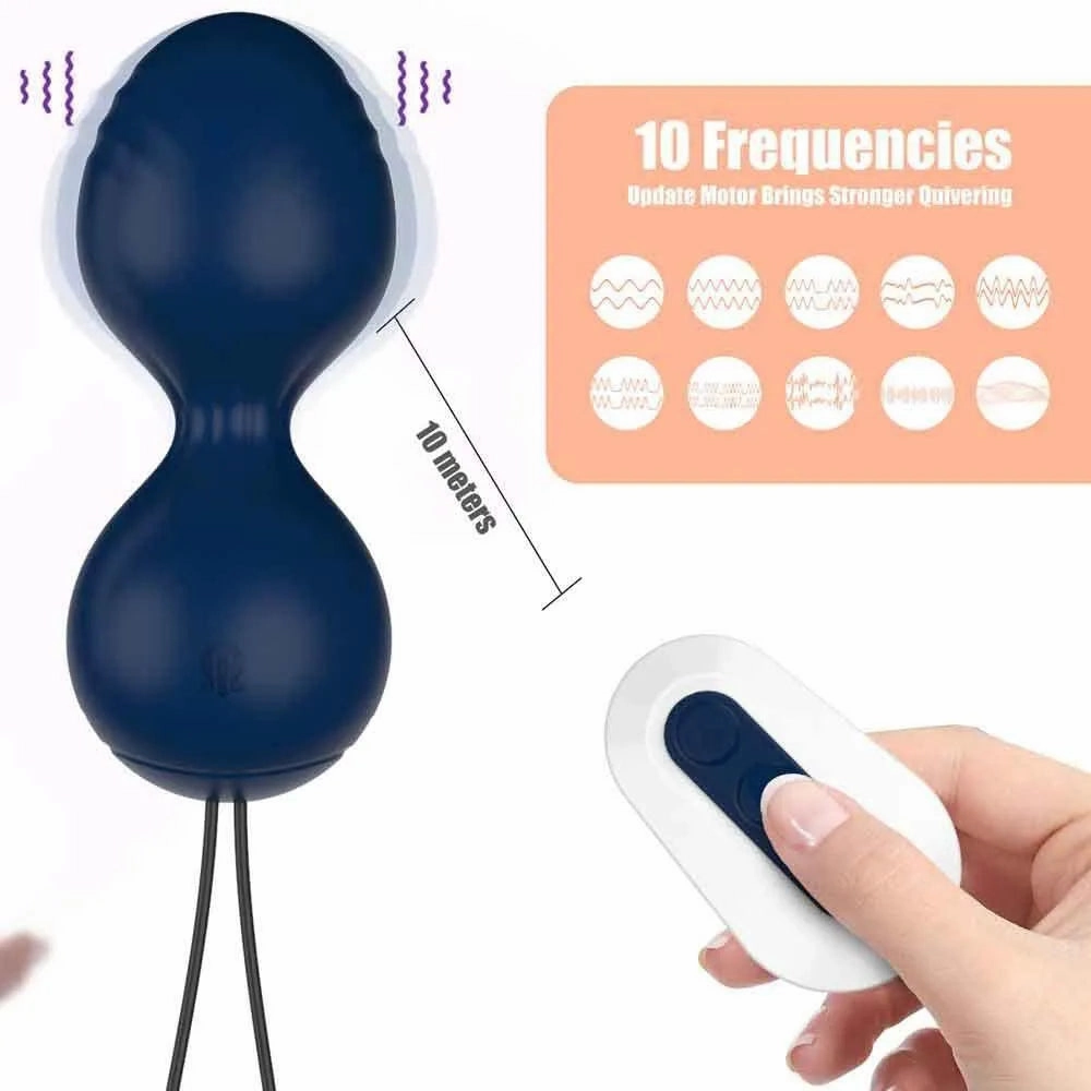 Combined Kegel Ball Vibrator for Women