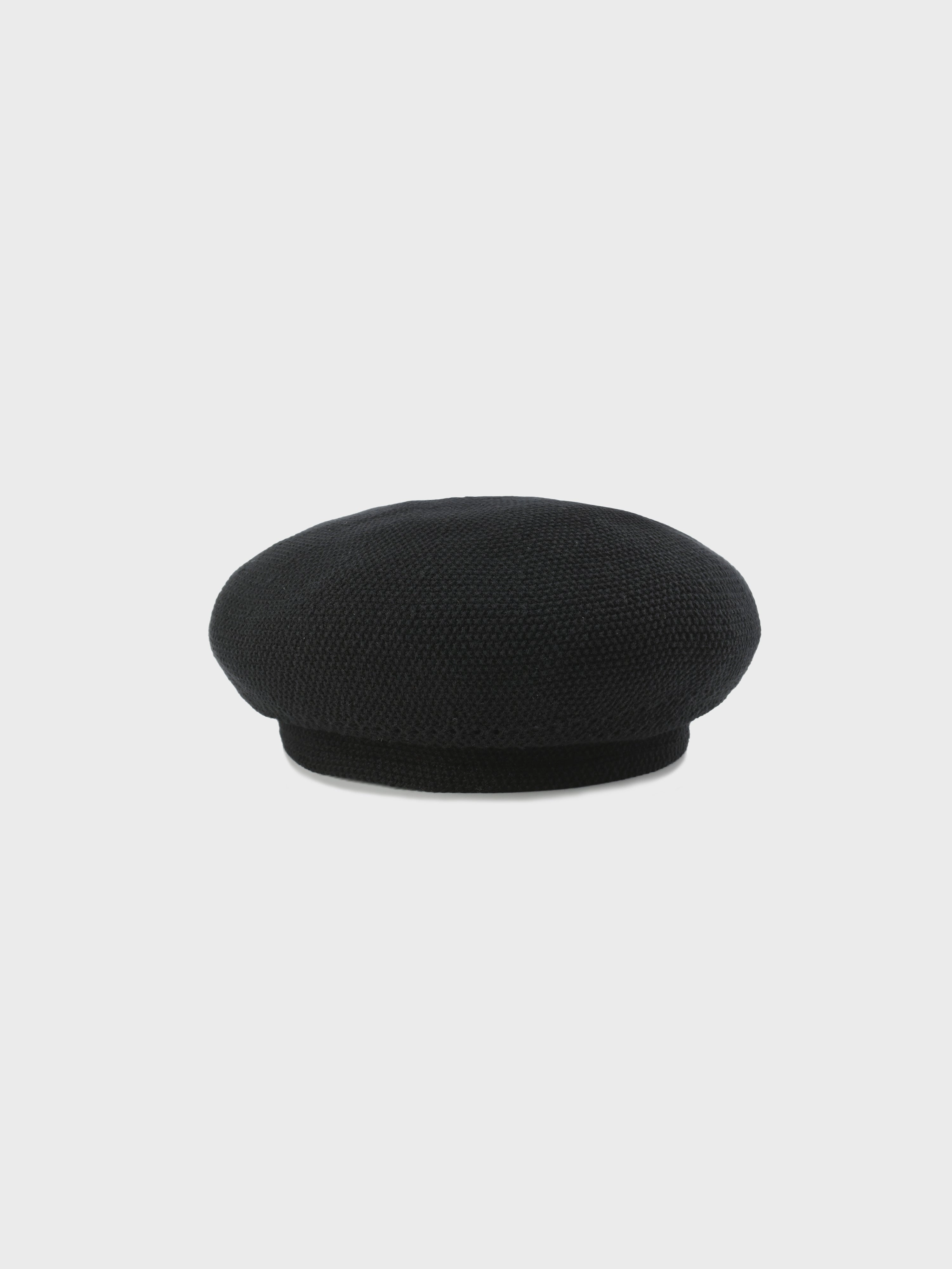 Cotton Beret With Brim