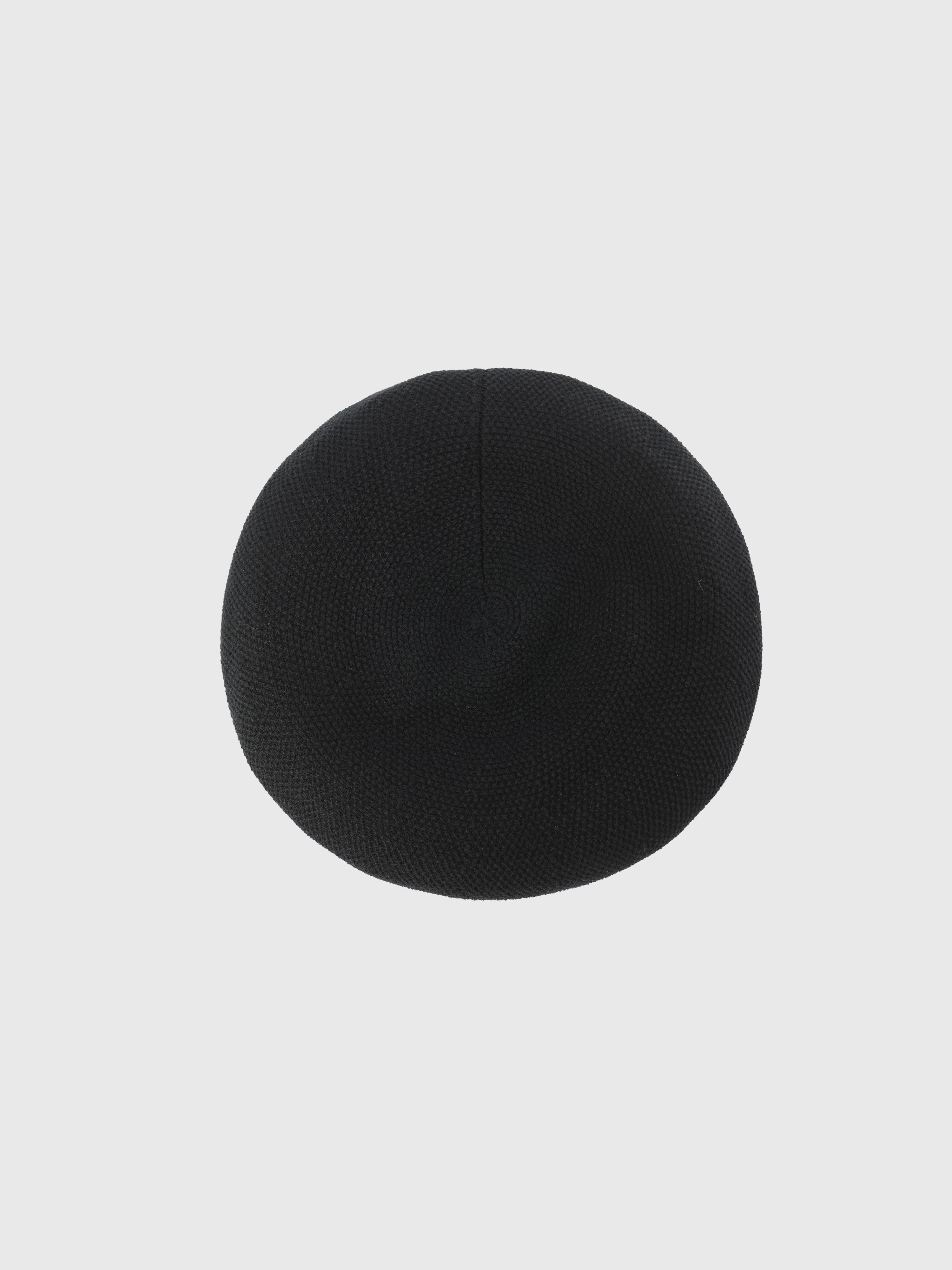 Cotton Beret With Brim