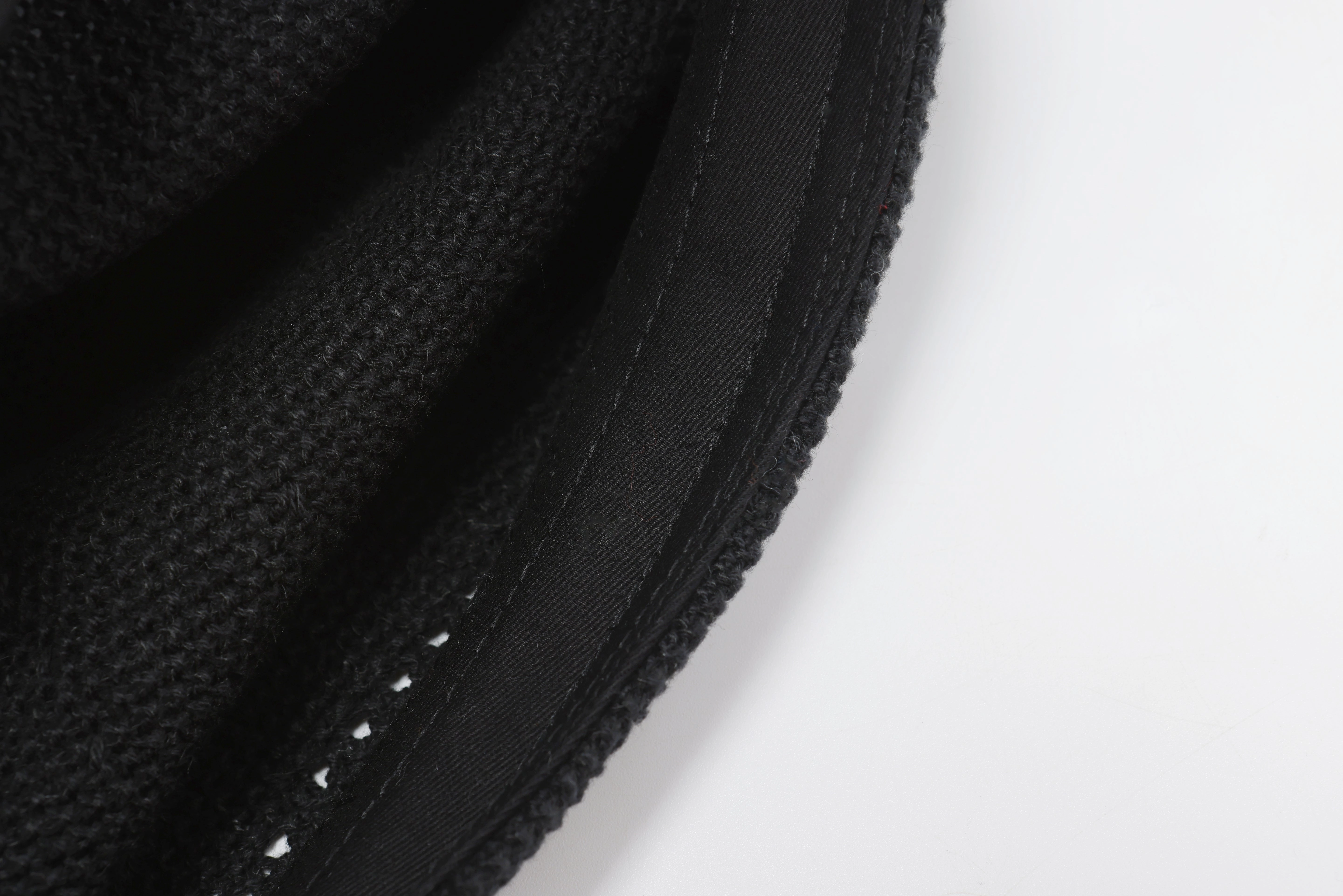 Cotton Beret With Brim