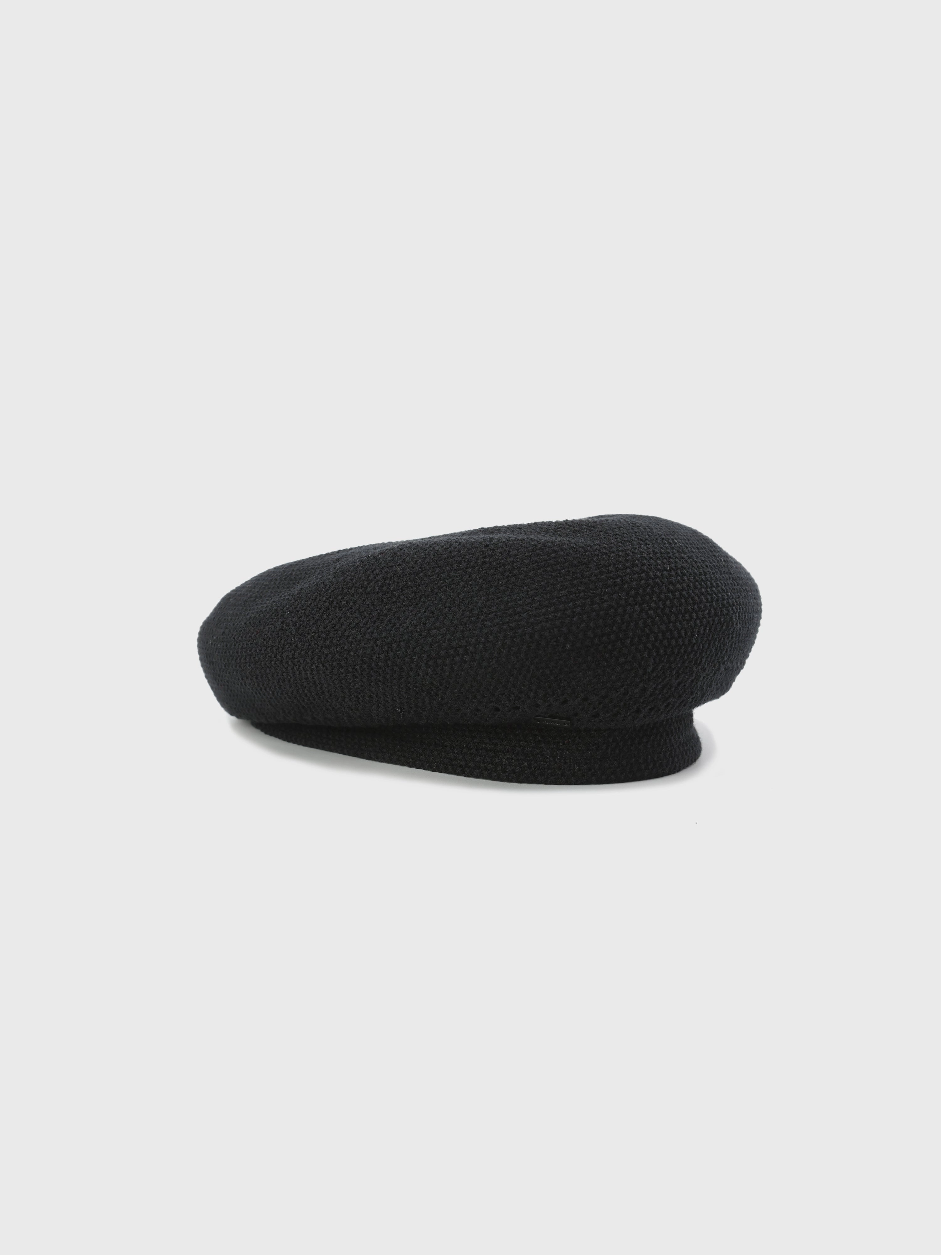 Cotton Beret With Brim
