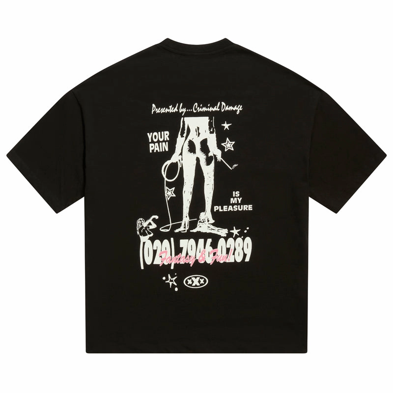 Criminal Damage Fantasy & Fun Tee - Black