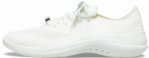 Crocs Herren Literide Pacer Sneaker. Fast weiß/Fast weiß. 42 EU