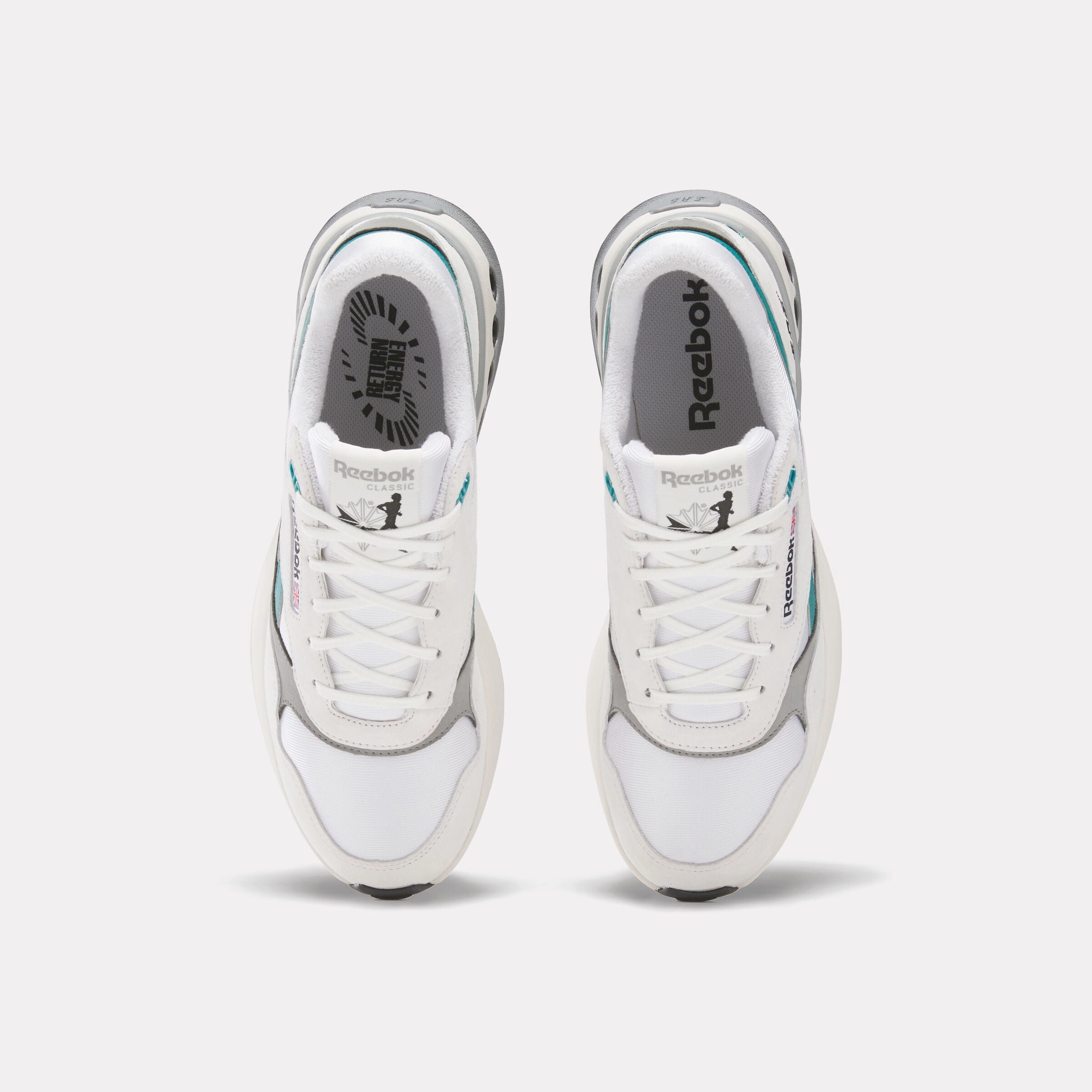 Ers World Barely Grey/White/Team Teal