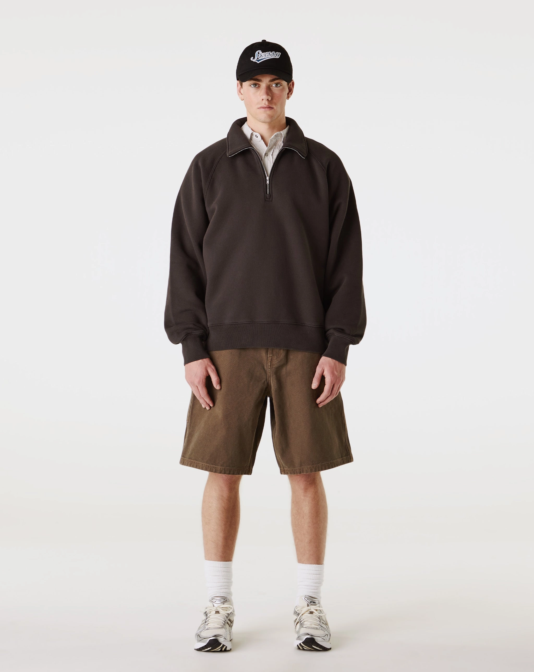 Fleece Raglan Zip Mock