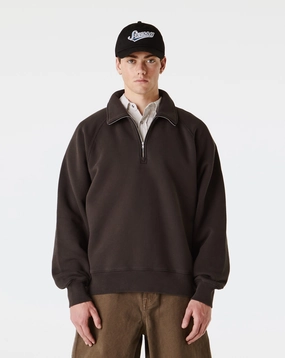 Fleece Raglan Zip Mock