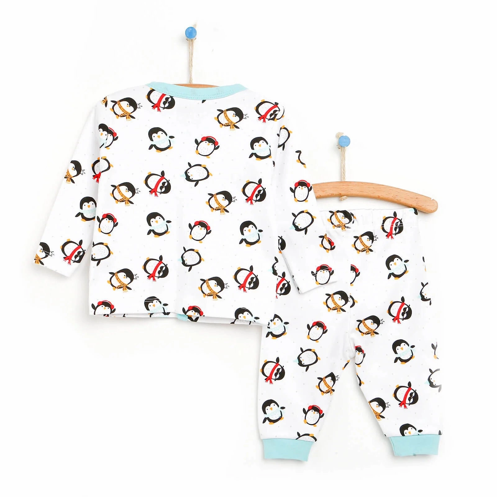 HelloBaby Basic Baby Boy Pyjamas Set - White