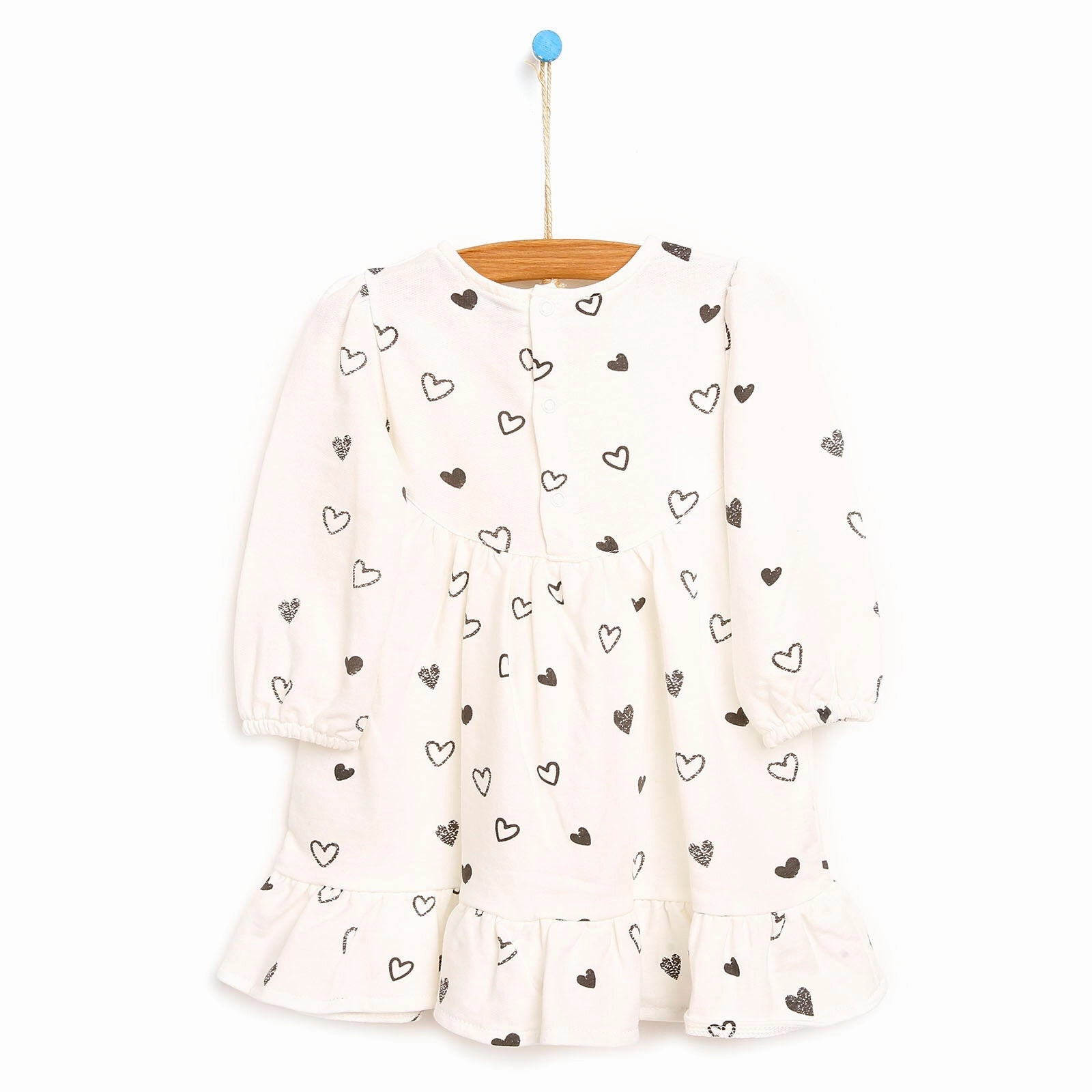 HelloBaby Basic Baby Girl Heart Printed - Beige