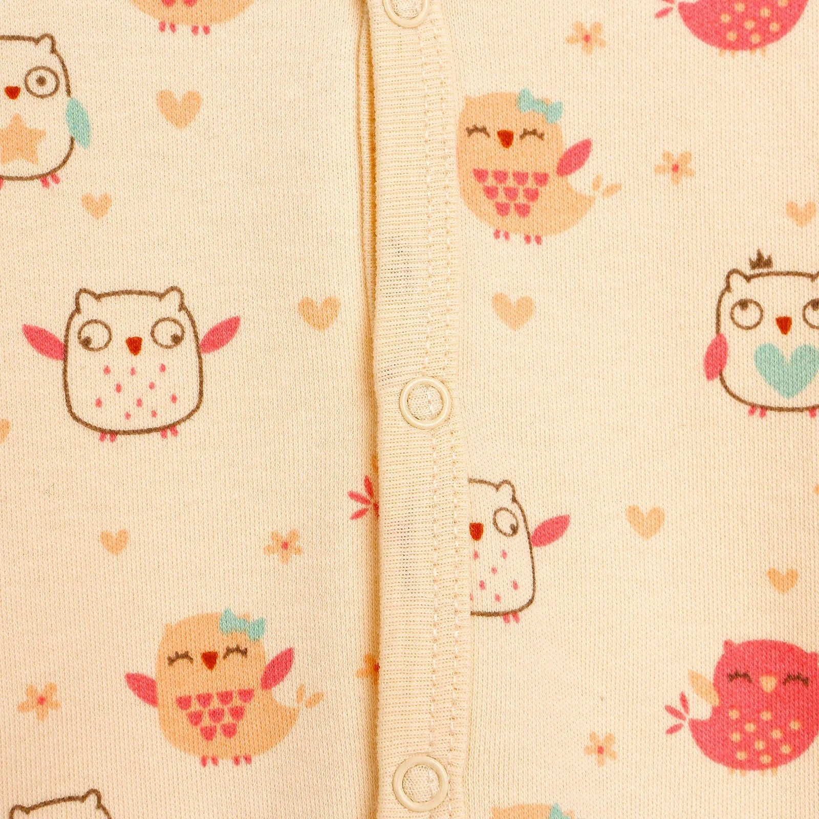 HelloBaby Basic Baby Girl Pyjamas Set - Ecru