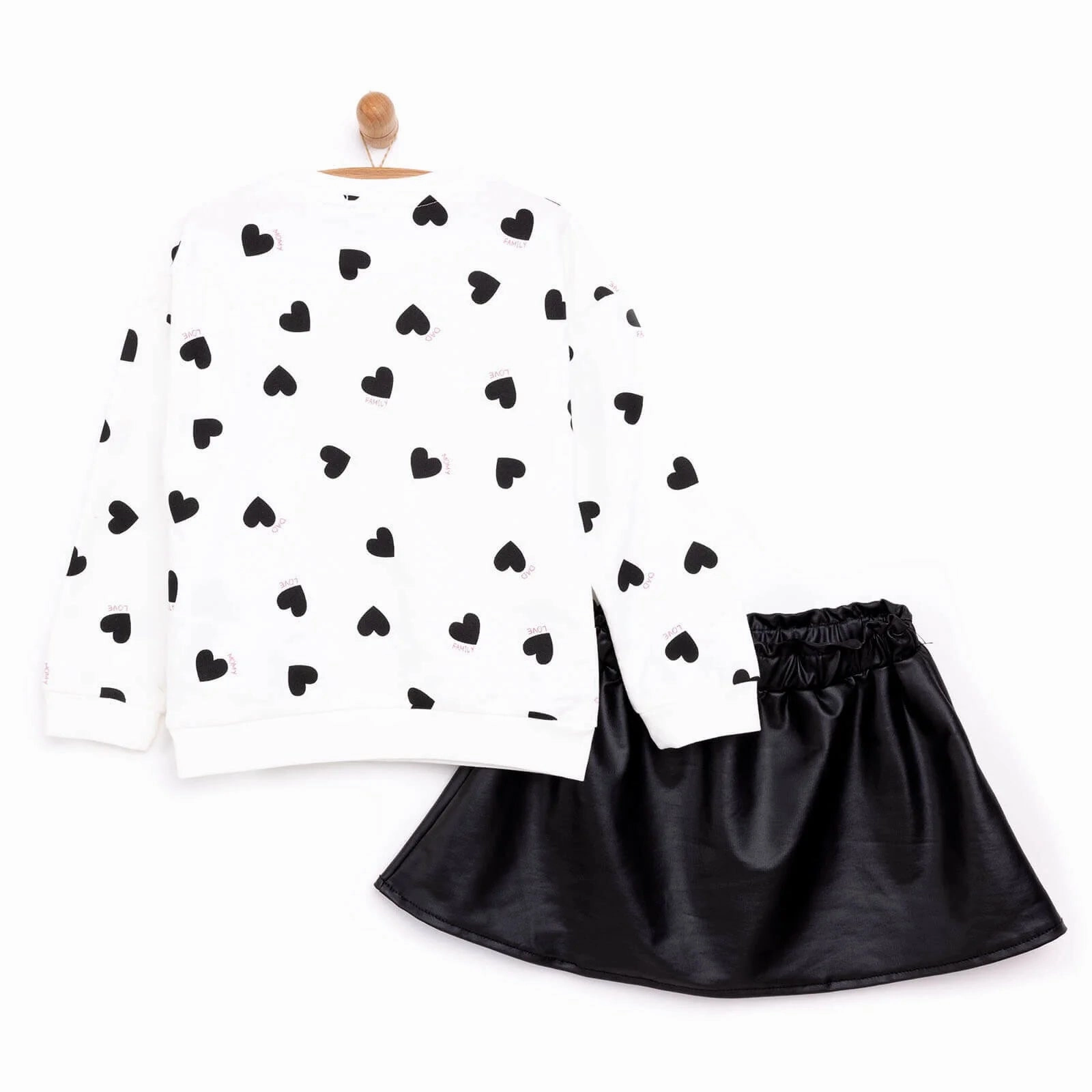 HelloBaby Blouse Skirt - Black