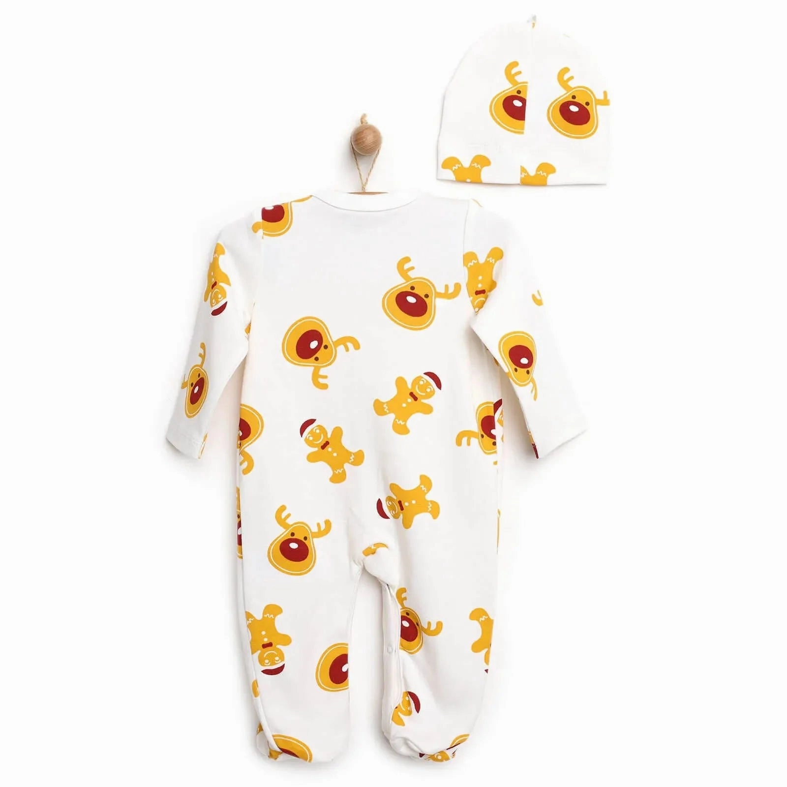 HelloBaby Footed Jumpsuit with Hat