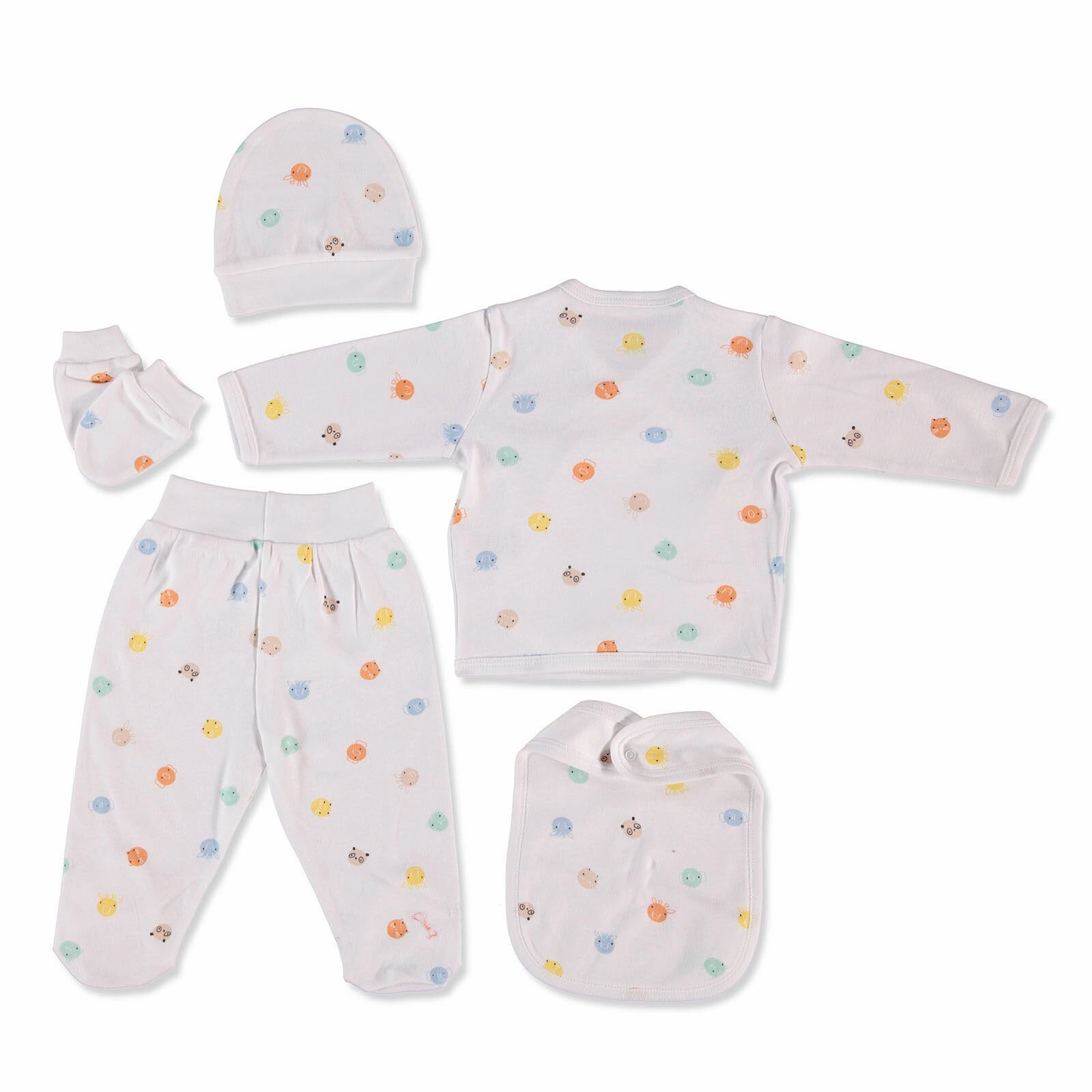 HelloBaby Jungle 5 Pcs Newborn Starter Set