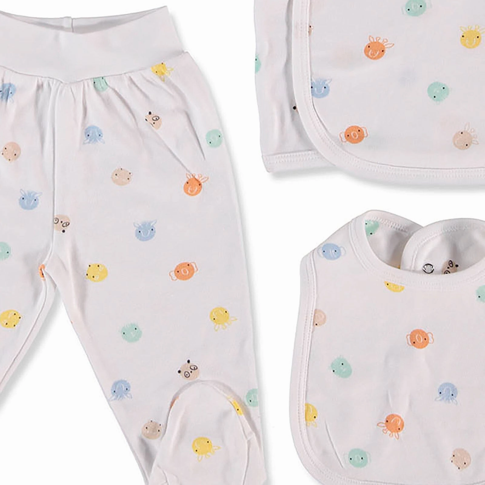 HelloBaby Jungle 5 Pcs Newborn Starter Set