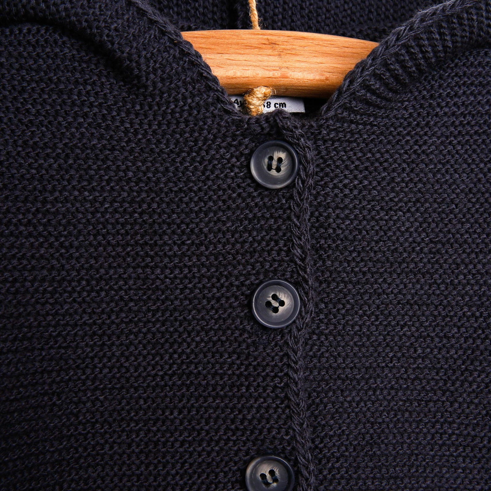 HelloBaby Newborn Knit Cardigan - Bottom - Navy
