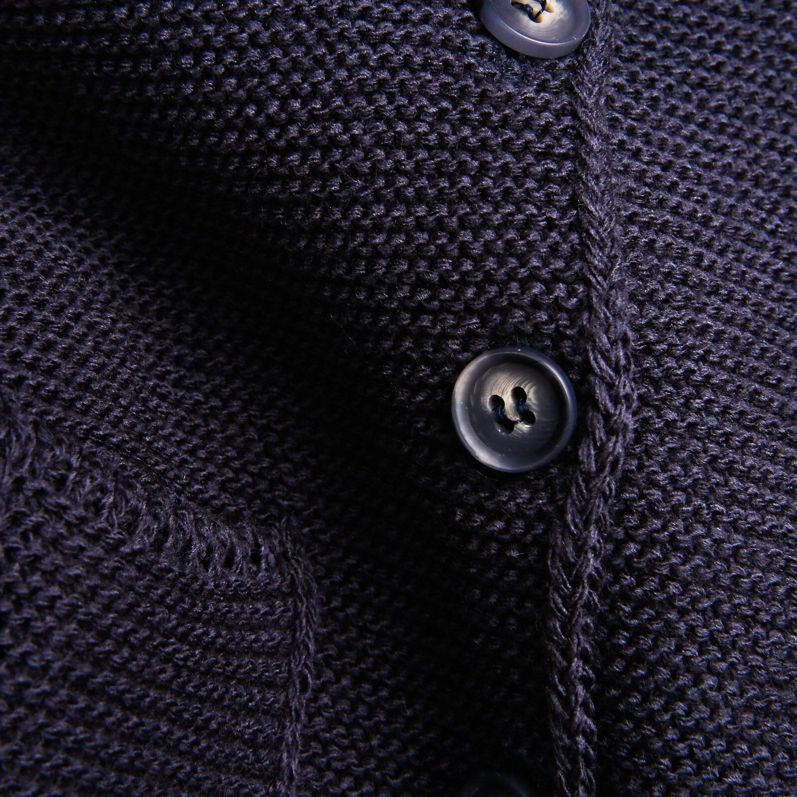 HelloBaby Newborn Knit Cardigan - Bottom - Navy