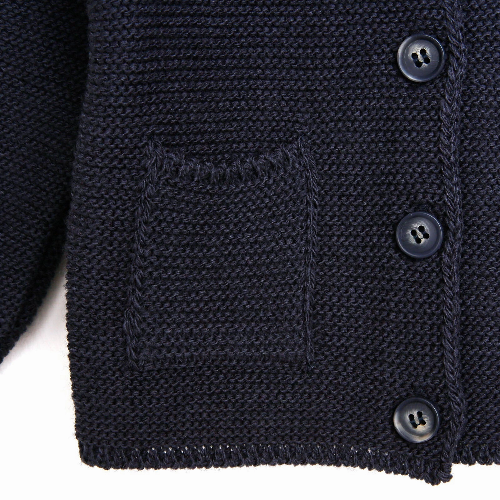HelloBaby Newborn Knit Cardigan - Bottom - Navy