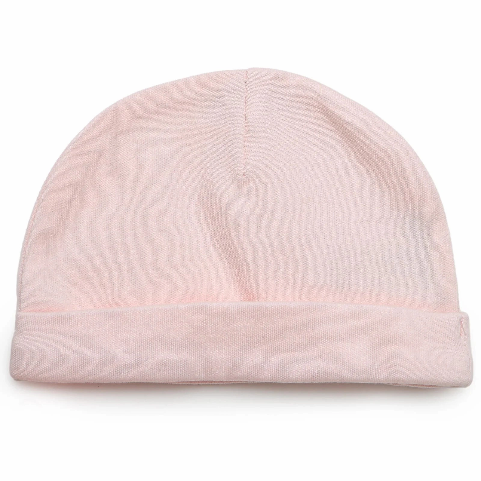 HelloBaby Newborn Organic Wrapover Top-Hat-Footed Pant - Pink