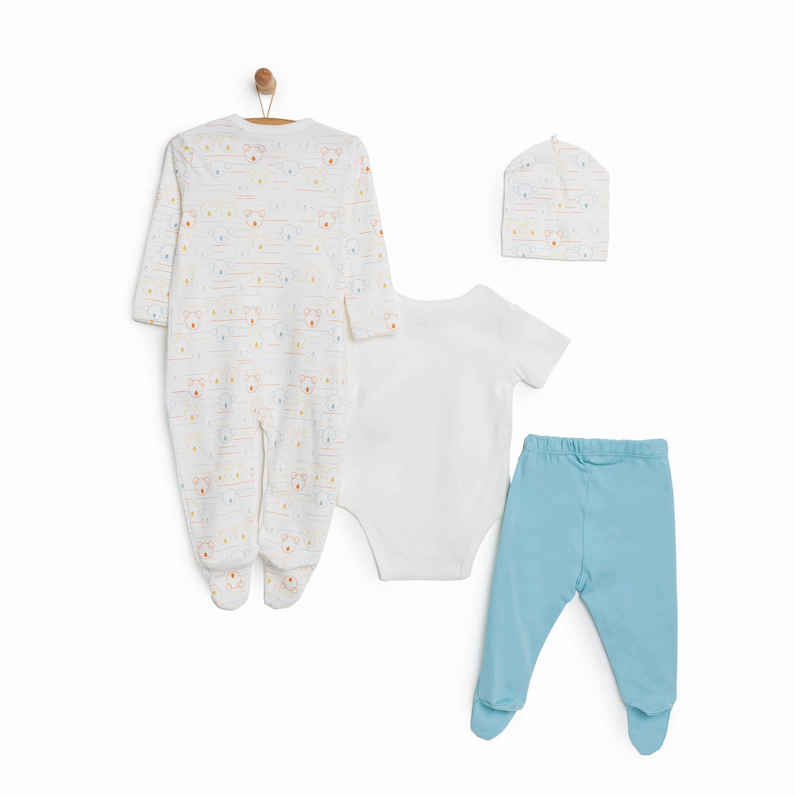 HelloBaby Newborn Starter Set 4Pcs