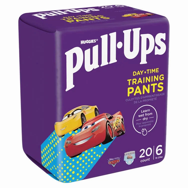 Huggies Pull-Ups Day Time Training Pants Size 6 Cars - 20 nappies