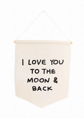 I Love You To The Moon And Back Hang Sign