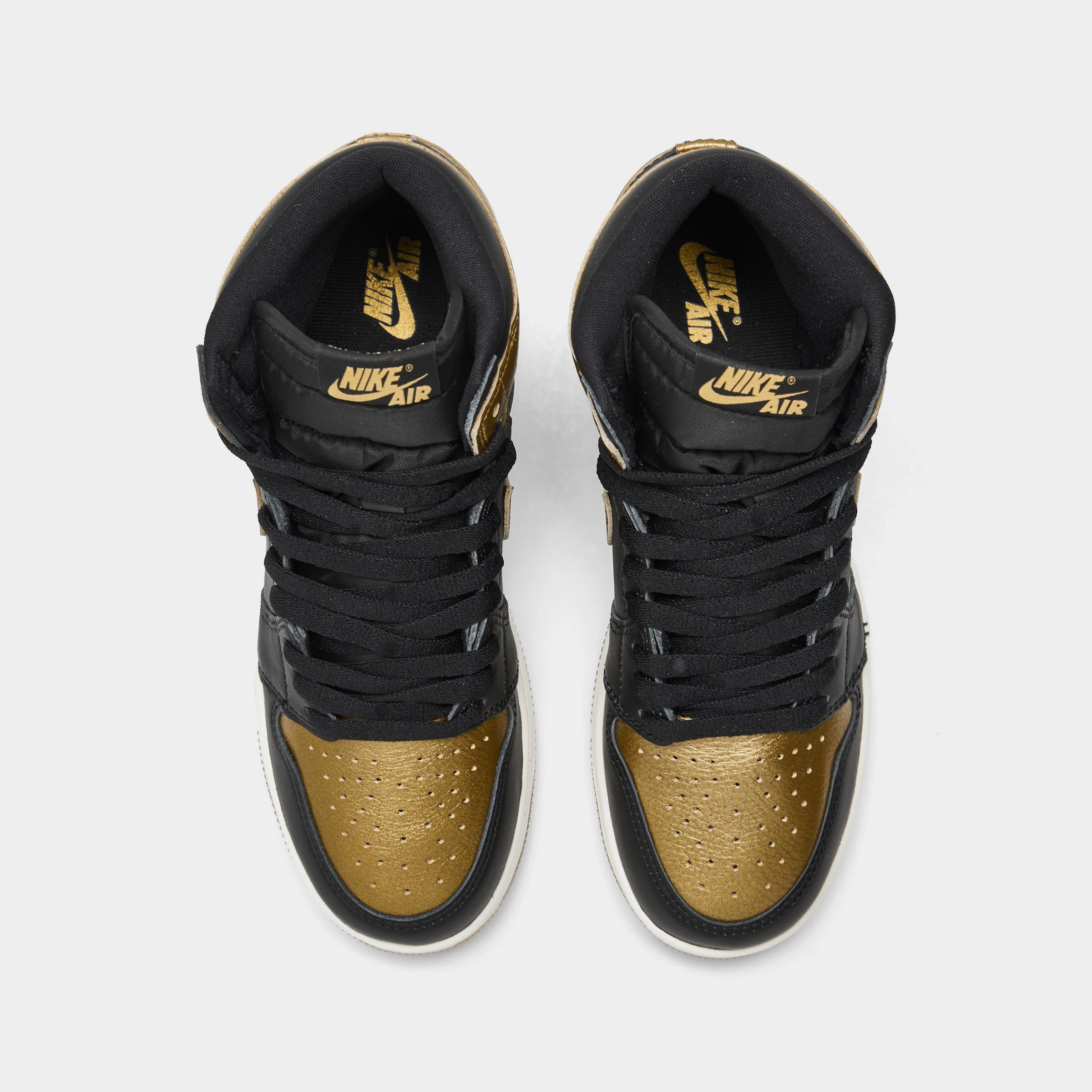 Jordan 1 High OG GS Black / Metallic Gold - Sail