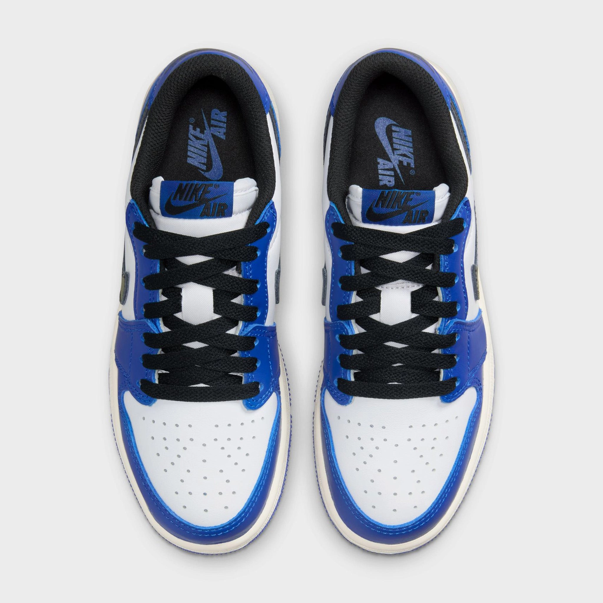 Jordan 1 Low OG GS White / Black - Game Royal