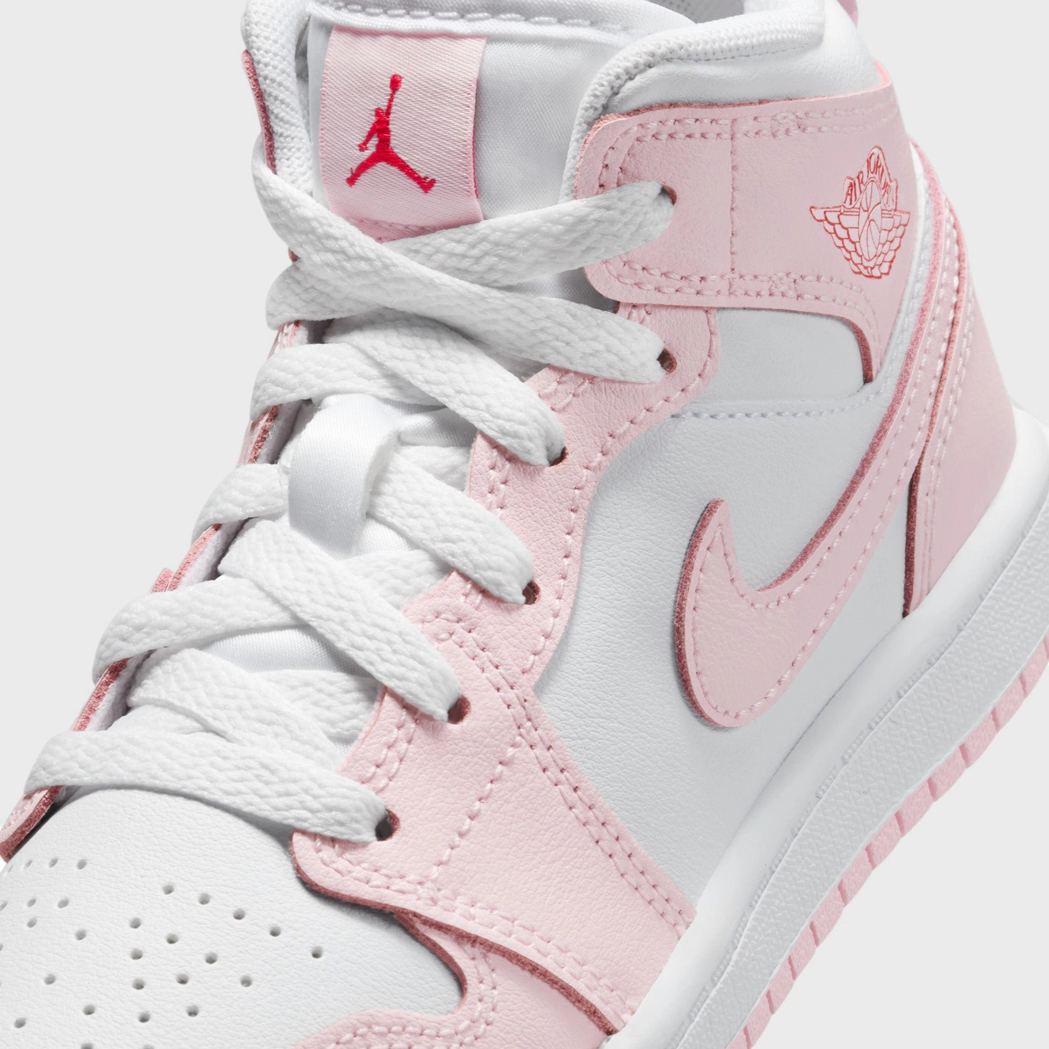 Jordan 1 Mid PS Pink Foam / White - Fire Red