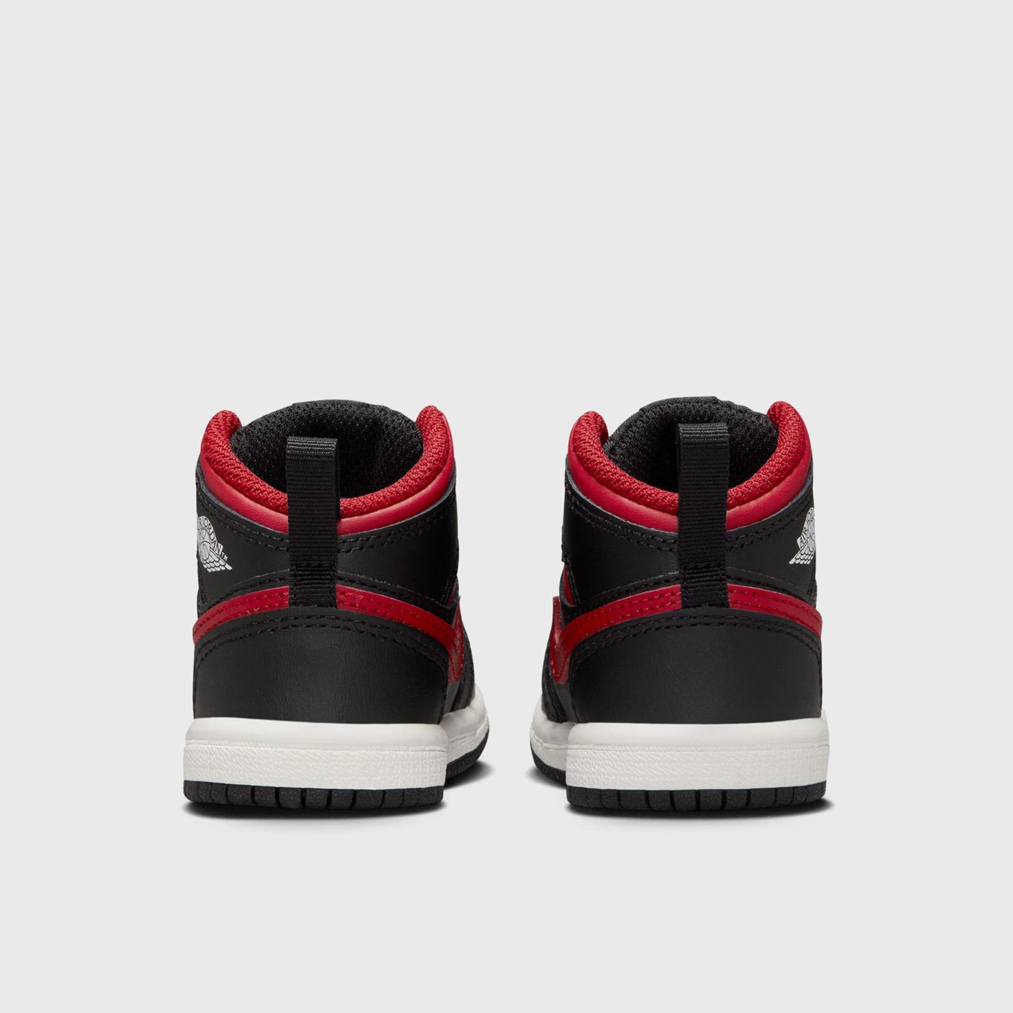 Jordan 1 Mid TD Black / Varsity Red - Summit White