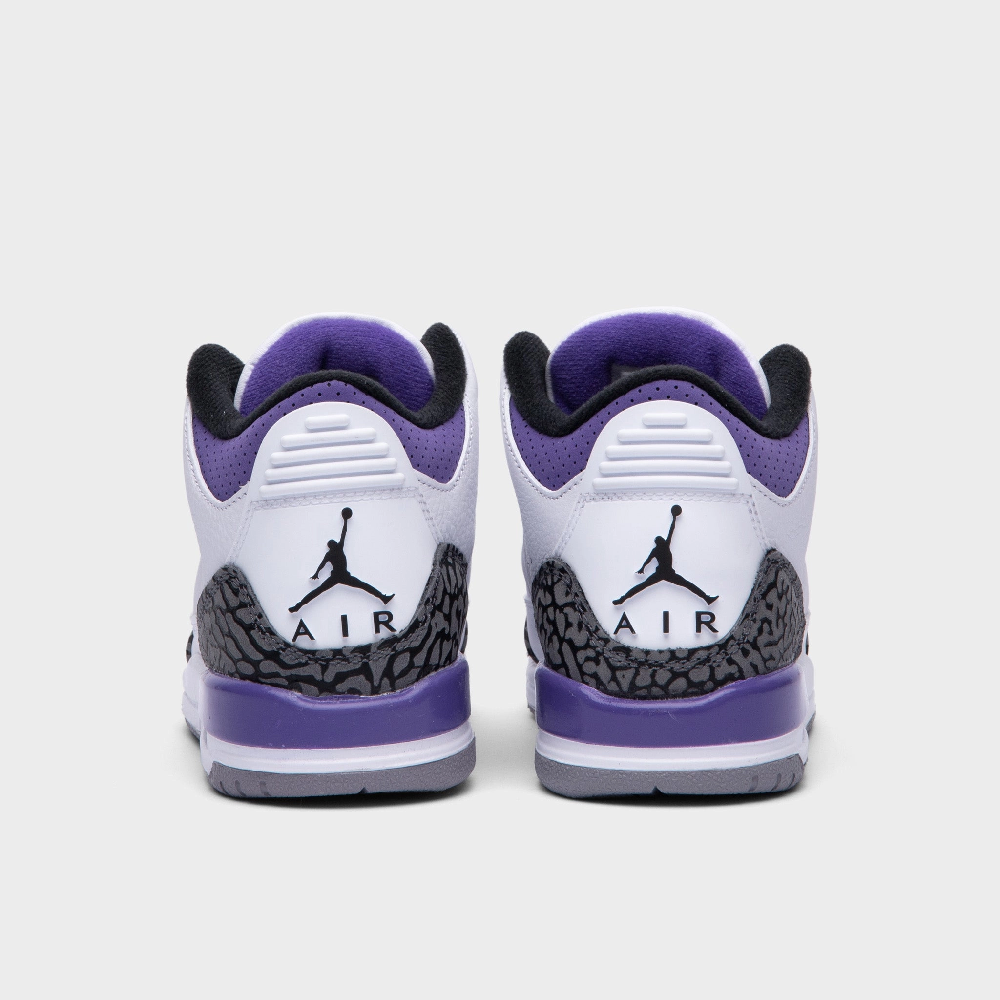 Jordan 3 Retro GS White / Black - Dark Iris