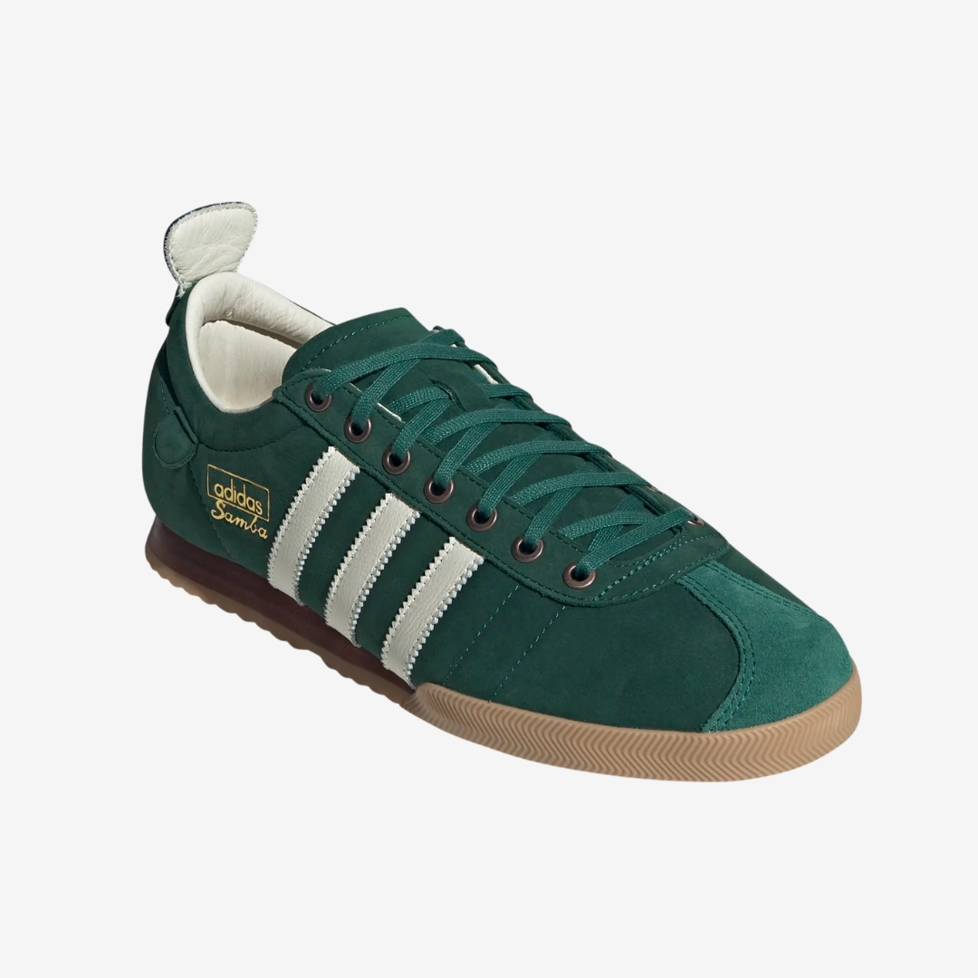 mens adidas samba 62 (green/white)