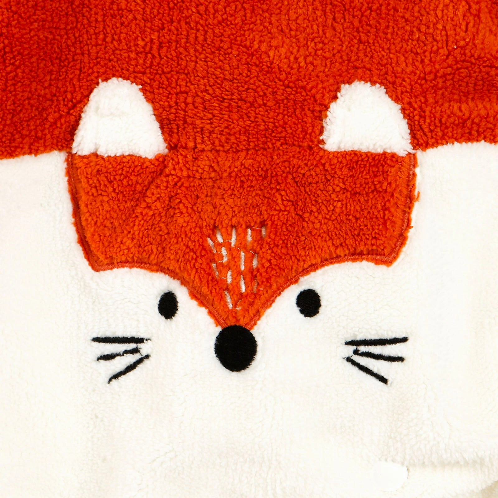 Midimod Newborn Fox Welsoft Footed Jumpsuit - Orange