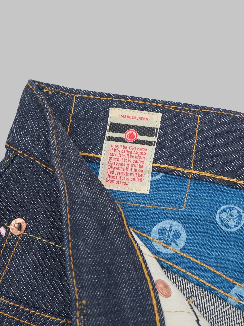 Momotaro 0605-40 14.7oz Legacy Blue Natural Tapered Jeans