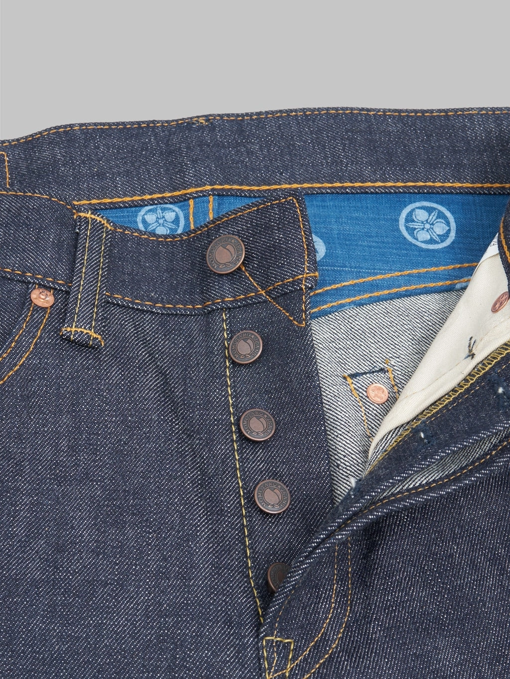 Momotaro 0605-40 14.7oz Legacy Blue Natural Tapered Jeans