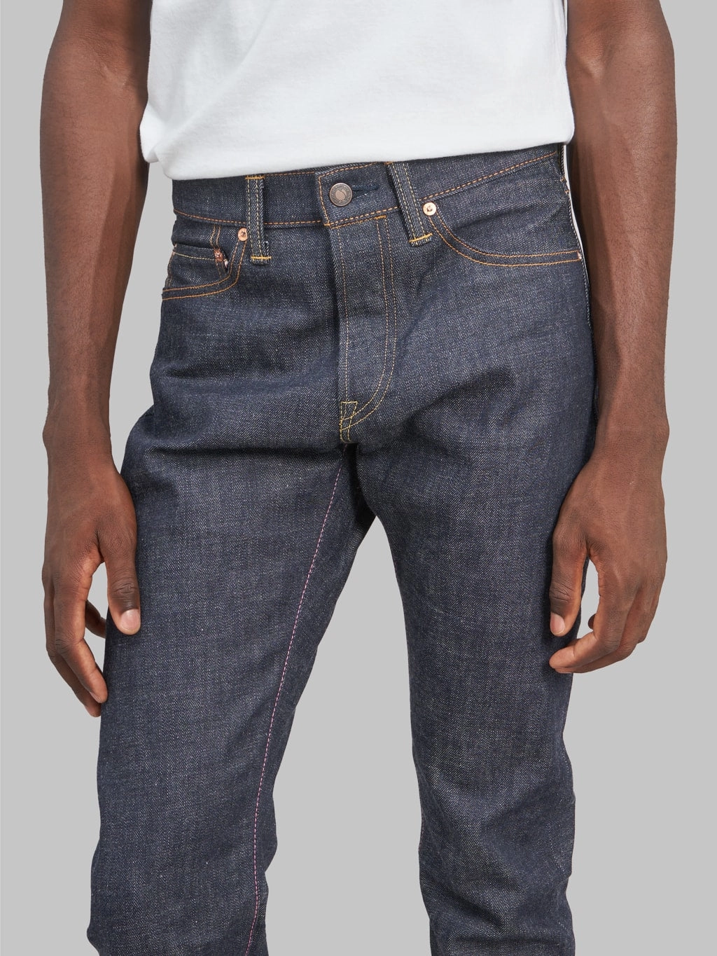 Momotaro 0605-40 14.7oz Legacy Blue Natural Tapered Jeans