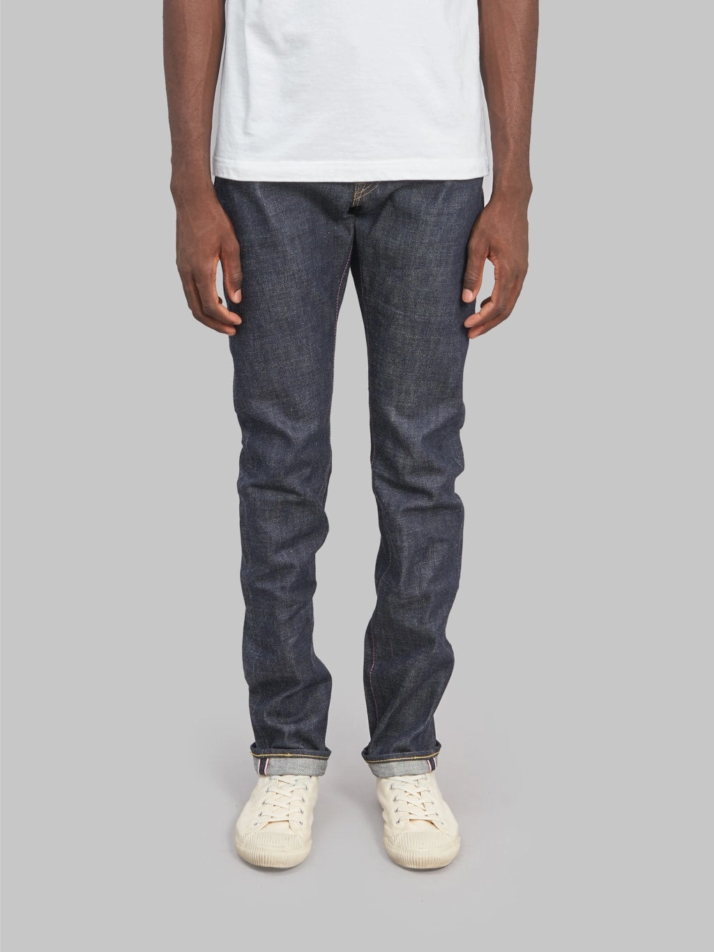 Momotaro 0605-40 14.7oz Legacy Blue Natural Tapered Jeans