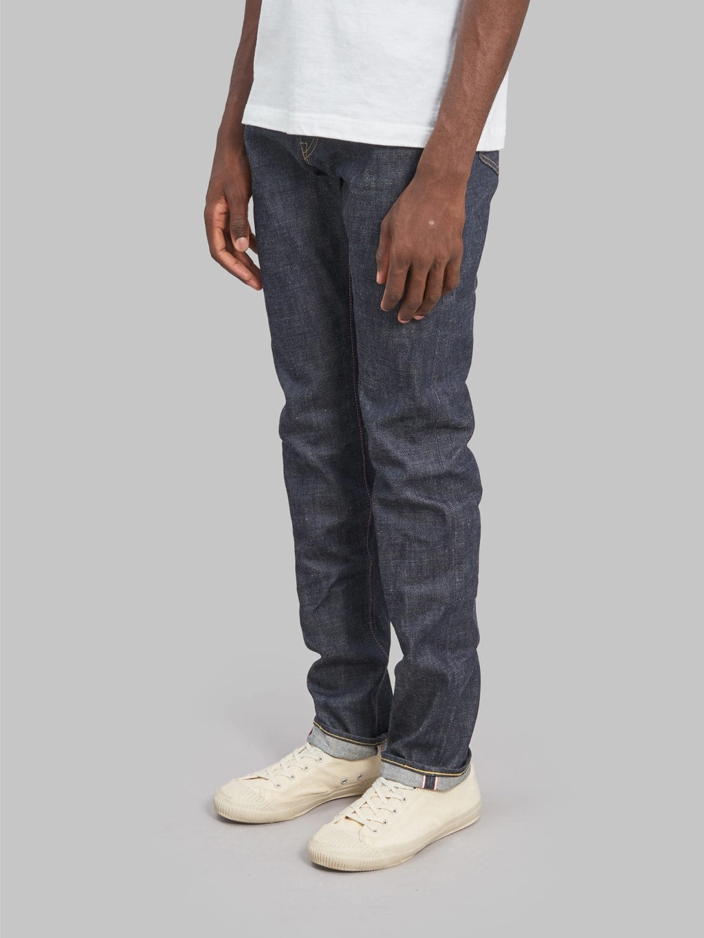 Momotaro 0605-40 14.7oz Legacy Blue Natural Tapered Jeans